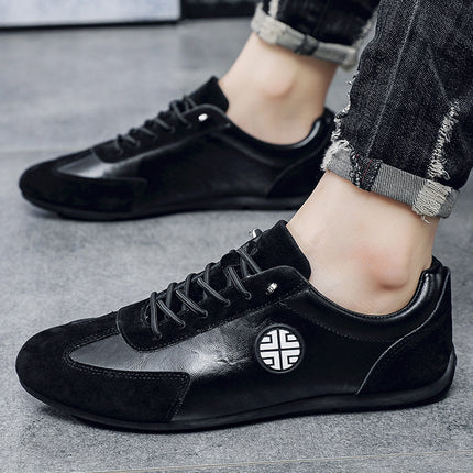 Men's Shoes Summer New Fashionable All-match Casual Shoes Soft Sole Slip-on Lazy Shoes Beans Shoes Trendy Shoes Forrest Gump Shoes for Men