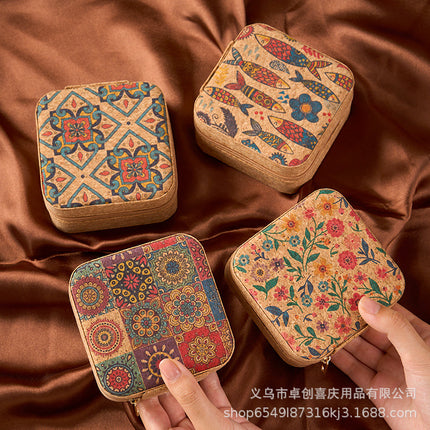 High-grade antique household manual sewing box sewing bag sewing bag sewing a generation of hair sewing box needle portable sewing box