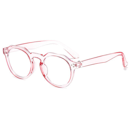 Irregular Anti-Blue Light Rice Nail Glasses Frame Jelly Color Fashionable Trendy Same Style Personalized Full Frame Glasses 3387