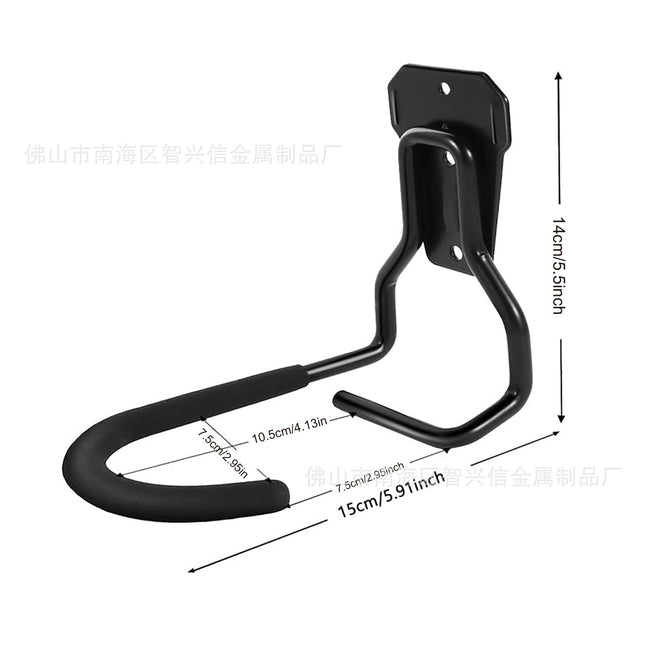 Heavy-Duty Metal Hook Bicycle Wall Storage Rack Garden Warehouse Storage Load-Bearing Bracket in Stock