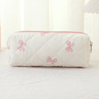 White background pink bow-small size