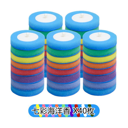 Cream style disposable toilet brush suit disposable disposable replacement brush head toilet cleaning brush decontamination household toilet brush