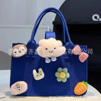 Sapphire blue doll model; 30*20*18; handbag