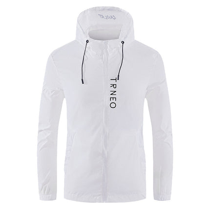 Hooded sun protection clothing men's summer UV protection ultra-thin fashion all-match outdoor fishing coat skin coat men 2086