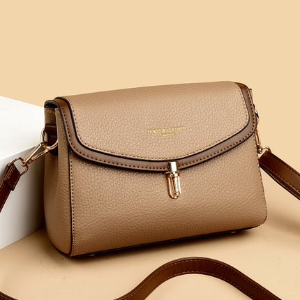 Bag women's bag 2024 new fashion small bag messenger bag middle-aged shoulder bag women's bag satchel a generation of hair