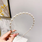 Large and small pearl headbands