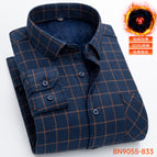 Bn9055-833winterfleece-linedheattechshirtmen's shirt / 39