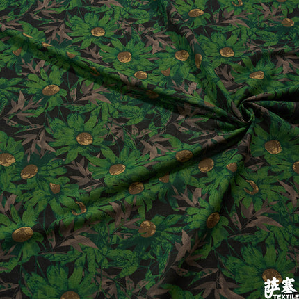 Hemp Cotton Digital Printed Fabric Yunnan Lijiang Retro Bohemian Fabric Hotel Pillow Bar Tablecloth