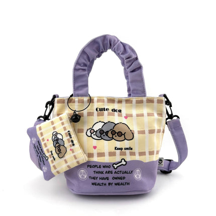 New Girls Handbag Storage Bag Cute Lunch Box Bag Handbag Mother Bag Korean Cartoon Bag Hand Bag