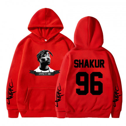 [Cross Border Code] Rapper 2pac Tupac Shakur 96 felpa Hoodie