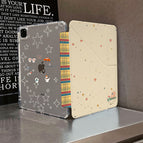 Ipad 11th generation/10th generation【10.9inch】 / Cartoon double-sided painting [9+n-fold multi-angle support] bb106