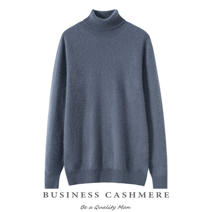 Cashmere High Collar Sweater Men / Pull Col Haut Cachemire Homme