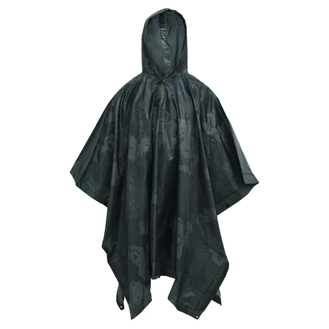 Amazon pvc wholesale outdoor cycling mountaineering poncho camouflage multi-function conjoined raincoat can be used for floor mat