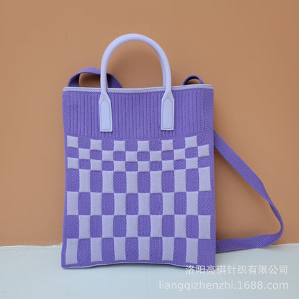 2025 New Mobile Phone Bag, Fashionable Handbag, Large Capacity Woven Portable Casual Work Clothing High-End Bag, Small Bag