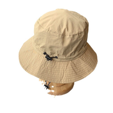 Quick-Drying Waterproof Fisherman Hat for Women Outdoor Camping Style Foldableable Sun Protection Men's Sunshade Mountaineering Large Brim Storage Basin Hat