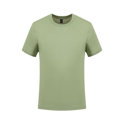 【Anhui Warehouse】Loose Fit | Ice Silk Cotton Ammonia Cotton Solid Color T-Shirt Round Neck Short Sleeve Youth Casual Boys Pullover