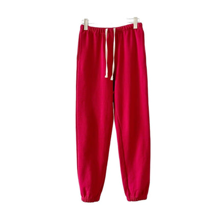 Popular Spring New Dopamine Color Sweatpants Solid Color Versatile Casual Slimming Terry Women's Sports Pants