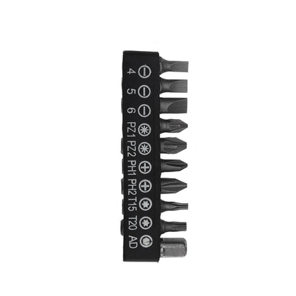 Electric Screwdriver 10 Bit Hollow Solid Electric Drill Driver 33 Slotted Cross Rice Hexagonal Square Y-Shaped U