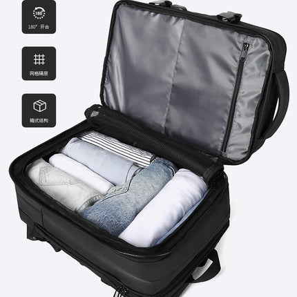 Amazon Explosions Swiss Backpack Expandable Large Capacity Men's Business Travel Backpack 17 inches
