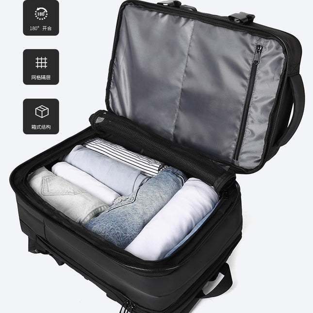 Amazon Explosions Swiss Backpack Expandable Large Capacity Men's Business Travel Backpack 17 inches