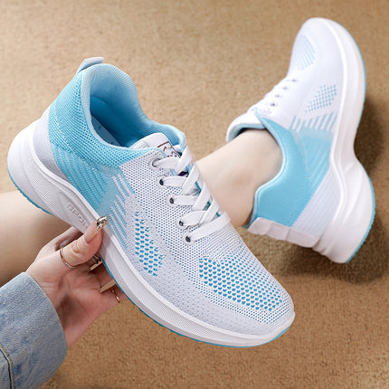 Shoes Women's All-match Spring New Soft Sole Lightweight sneaker Fashionable Lace-up Casual Shoes Fashionable Simple Single-layer Shoes