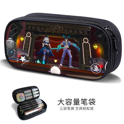 Redmond Irene Stationery Bag Eggman Party Peggy Two-Dimensional Pen Bag Boys Stationery Box Elementary School Pencil Bag