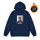 Navy blue plus velvet / S