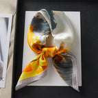 Ink ginkgo pavilion [100% mulberry silk]