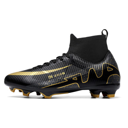 Cross-border Ronaldo Messi Assassin 15 Children's High-top Football Shoes Male Teenagers Adult Long Broken Nail Training sneaker