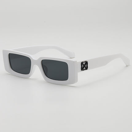 New Candy-colored Small Box High-end Fashionable Sunglasses Outdoor Travel Anti-ultraviolet Slim Sunglasses