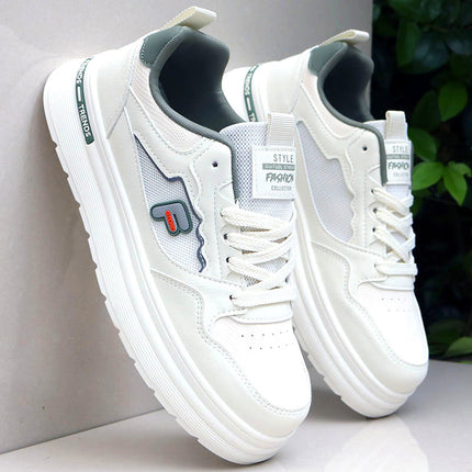 Brand Men's Shoes Summer Breathable Mesh Panel Shoes Sports Shoes Men's 2025 New Casual Shoes Men's White Shoes