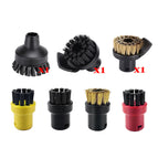 Karchi large round brush 1 nylon knife brush 1 copper knife brush 1 4 color small brush head