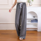 Plus size women's faux silk pants - pattern #8 / Suitable for 45.00kg -90.00kg