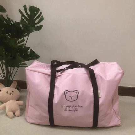 New Cartoon Animal Head Printed Kindergarten Bedding Large Storage Bag Children's Portable Fit Bag