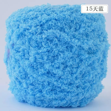 3 strands of coral fleece baby scarf coarse wool hand woven towel line baby sweater in stock wholesale