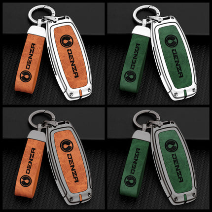 Applicable to tengshi d9 key case dedicated to new retro men's and women's metal leather all-inclusive key case buckle
