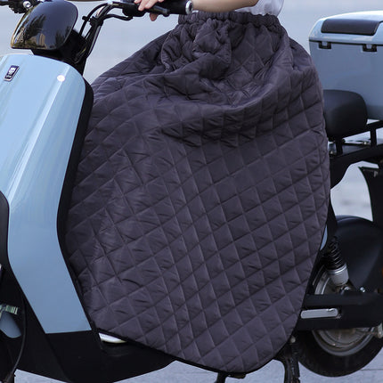 Autumn and Winter Cycling Windshield Skirt Thickened Cold-proof Waterproof Windproof Leg Knee Apron Battery Car Windshield