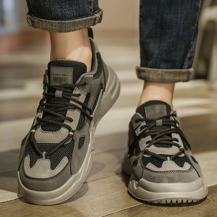 2025 Spring and Summer Men's Shoes Mesh Breathable White Forrest Gump Casual Board Shoes Teenager Running Sports Torre Trendy Shoes
