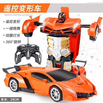 Children's deformation remote control car King Kong Bumblebee robot rechargeable electric drop-resistant children boy toy racing car