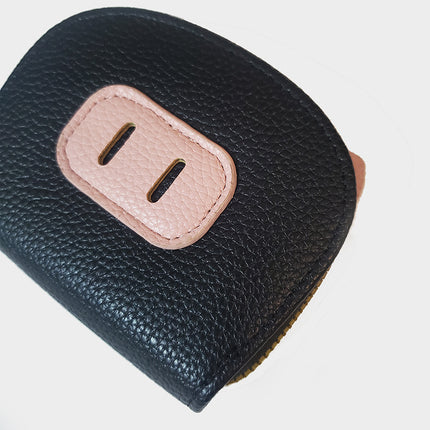 Ins New Pig Card Bag Cute Female Student Coin Purse Fashion Zipper Leather Bag Wallet Korean Style All-match Trend