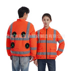 Fluorescent orange singlet with four holes (excluding accessories) / 3XL
