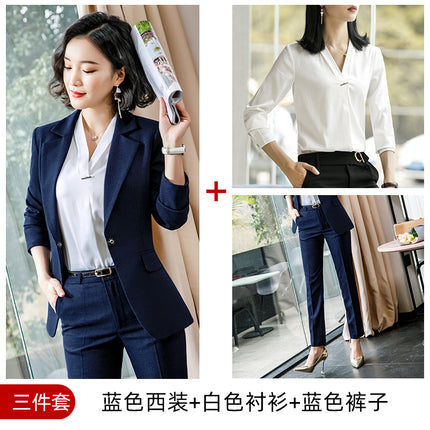 Jindian professional suit women's autumn new suit skirt formal wear female teacher sales department hotel front desk work clothes