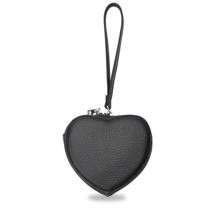 Genuine Leather Coin Purse Women's Korean Style New Arrival Cute Hand Carrying Love Bag Coin Lipstick Earphone Storage Small Wallet
