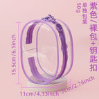 Purple/naked bag + keychain