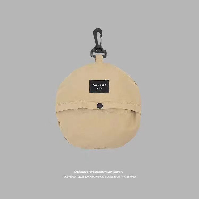 Quick-Drying Waterproof Fisherman Hat for Women Outdoor Camping Style Foldableable Sun Protection Men's Sunshade Mountaineering Large Brim Storage Basin Hat