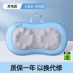 [Charging and portable model] Blue - forward and reverse massage - three levels of strength + hot compress + default timing + charging