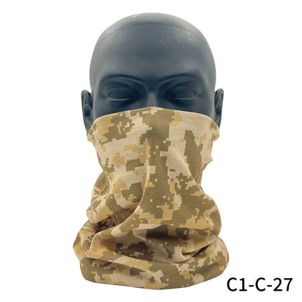 Outdoor Seamless Versatile Magic Headscarf for Men and Women, Cycling Mask, Neck Gaiter, Windproof Neck Scarf, Summer Sun Protection, Quick-Drying