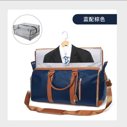 Foreign trade new ladies folding suit travel bag multi-functional storage bag large capacity large PU hand luggage bag