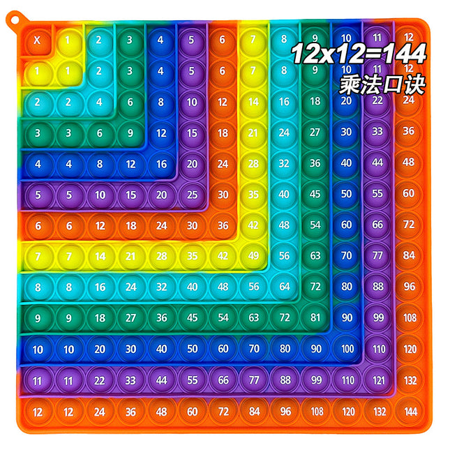 1-12 Multiplication and Addition Learning Recitation Artifact Mathematical Thinking Training Board Educational Science and Education Toy Model
