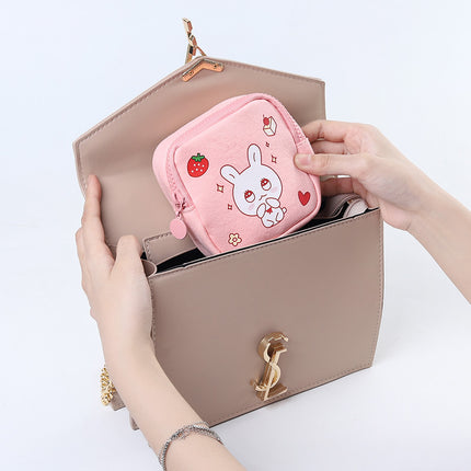 Cute Sanitary Napkin Storage Bag Instagram Style Portable Carry-on Going Out Mini Bag Aunt Napkin Bag Student Monthly Affairs Bag